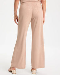 Chico's | Travelers™ Palm Embossed Knit Pants/ Mocha Mousse
