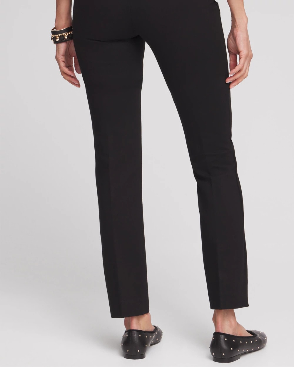 Chico's | Juliet Slim Trim Detail Ankle Pants/ Black