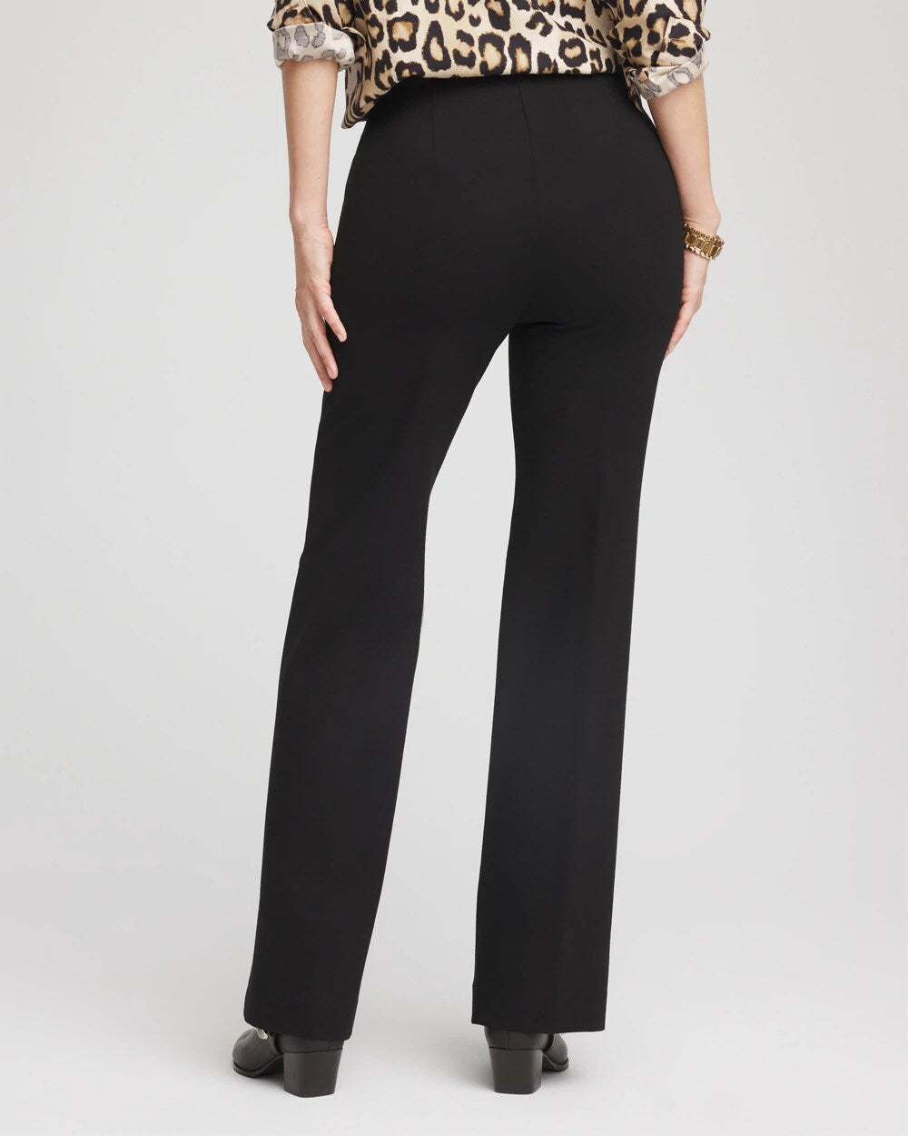 Chico's | Juliet Wide Full Length Pant/ Black