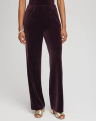 Chico's | Travelers™ Velvet No Tummy Pants/ Night Bloom