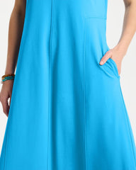 Chico's | Jersey Knit Maxi Dress/ Blue Tide