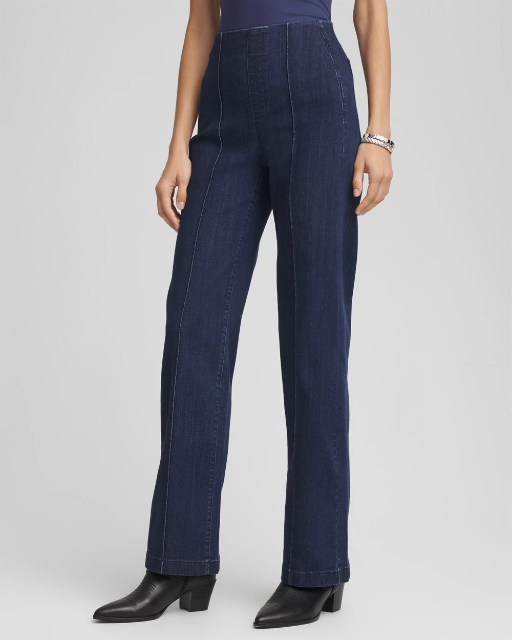 Chico's | Pull-On Wide-Leg Trouser Jeans/ Bridge Street Rinse
