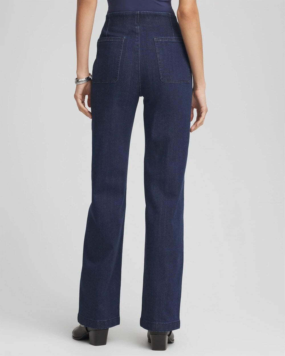 Chico's | Pull-On Wide-Leg Trouser Jeans/ Bridge Street Rinse