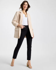 Chico's | So Slimming Petite Girlfriend Ankle Jeans/ Black