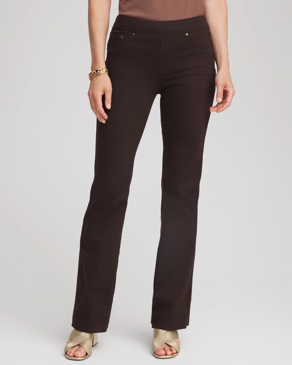 Chico's | Pull-On Slim Bootcut Jeggings/ Cocoa Bean