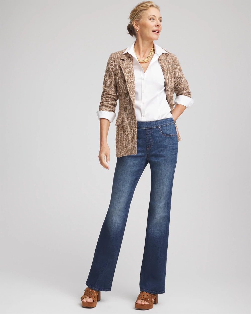 Chico's | Pull-On Slim Bootcut Jeggings/ Estero Indigo