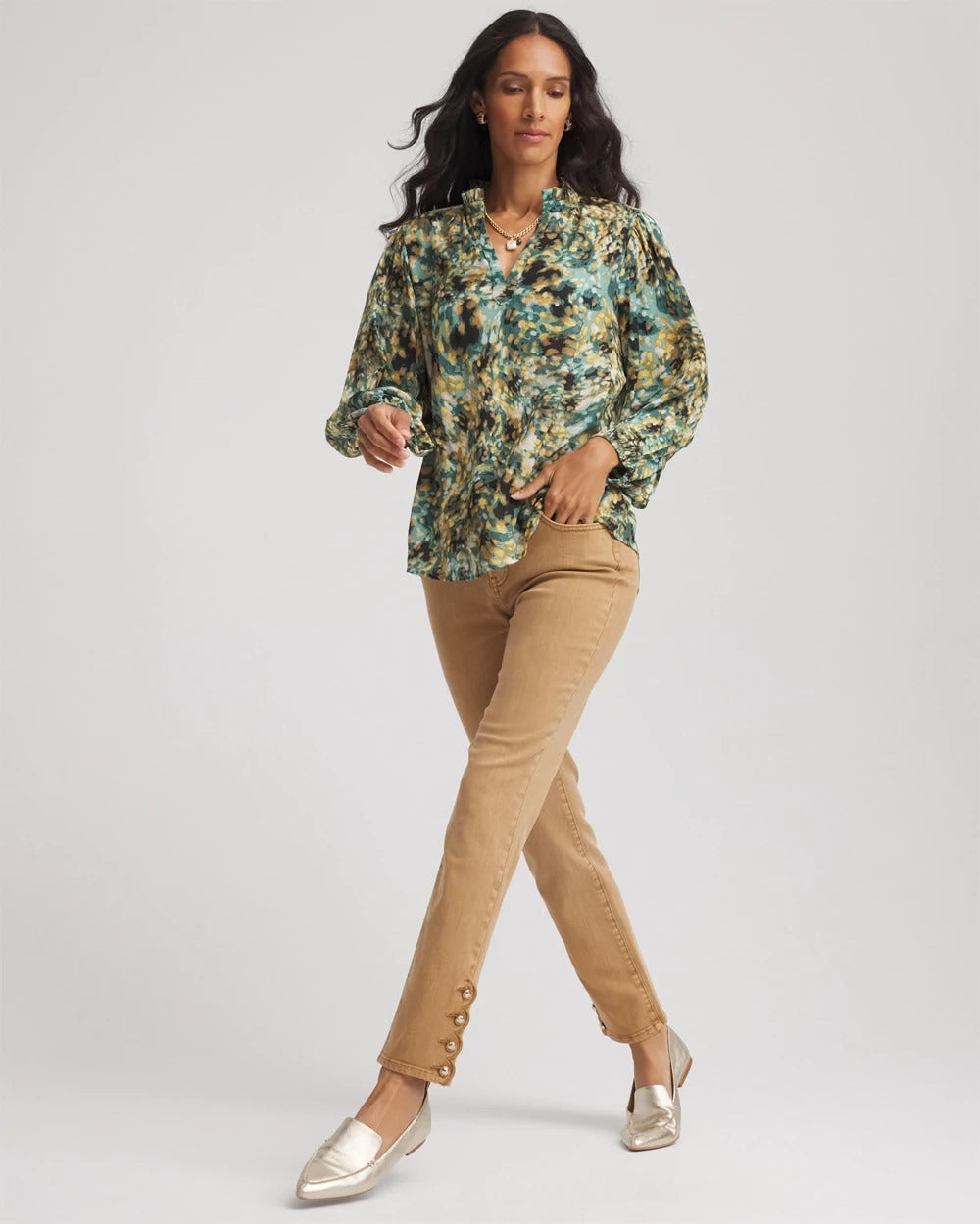 Chico's | Girlfriend Slim Ankle Jeans/ Caramel Apple
