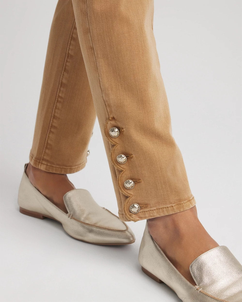 Chico's | Girlfriend Slim Ankle Jeans/ Caramel Apple