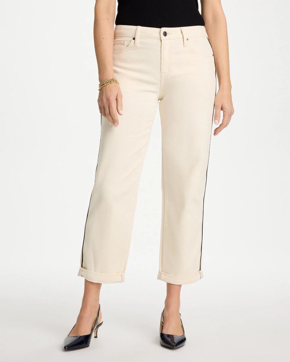 Chico's | Relaxed Boyfriend Jean/ Sea Salt