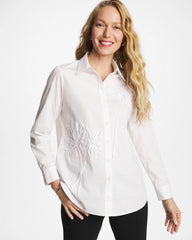 Chico's | Poplin Soutache Tunic/ Alabaster