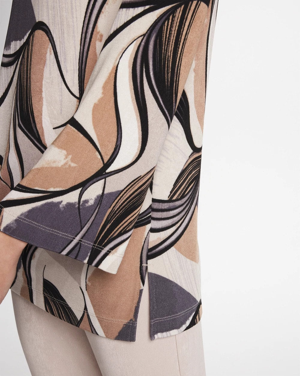 Chico's | Travelers™ Waverly Bell Sleeve Tunic/ Soft Slate