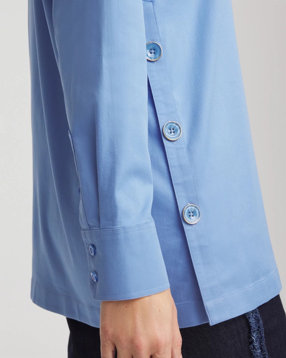 Chico's | No Iron™ Stretch Tunic/ Tidal Blue