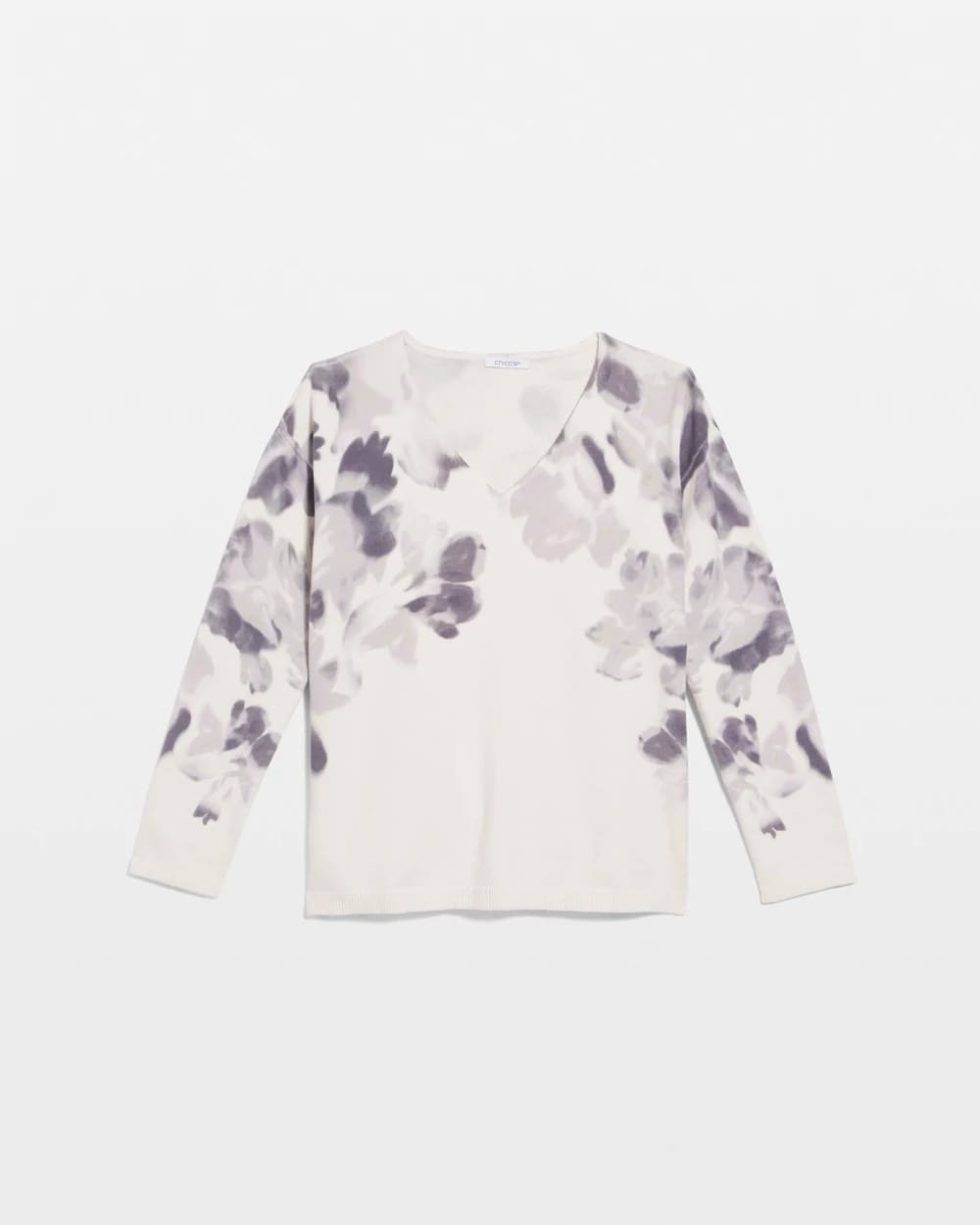 Chico's | Printed V-Neck Sweater/ Multi