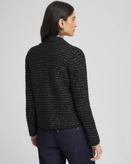 Chico's | Shine Cropped Cardigan/ Black
