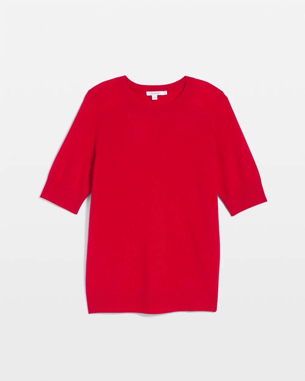 Chico's | Crewneck Cashmere Pullover Sweater/ Red