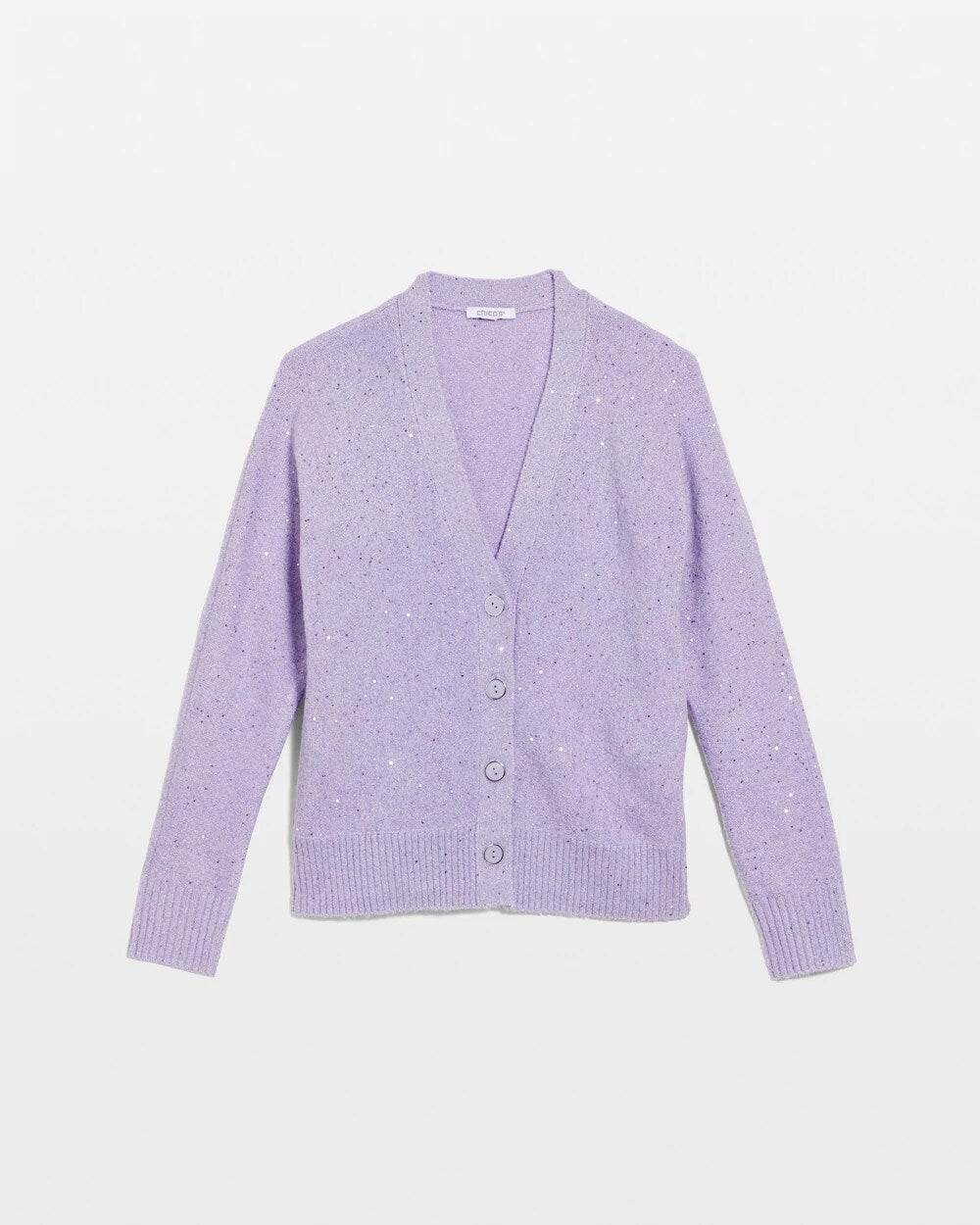 Chico's | Shine Boyfriend Cardigan/ Lilac Mist