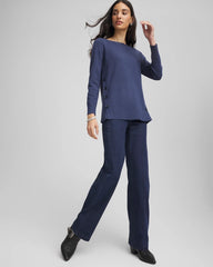 Chico's | Button Tunic Sweater/ Indigo Sky