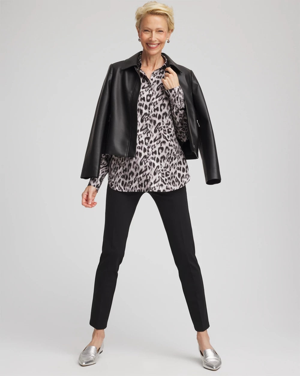Chico's | Emme Skinny Ponte Ankle Pants/ Black