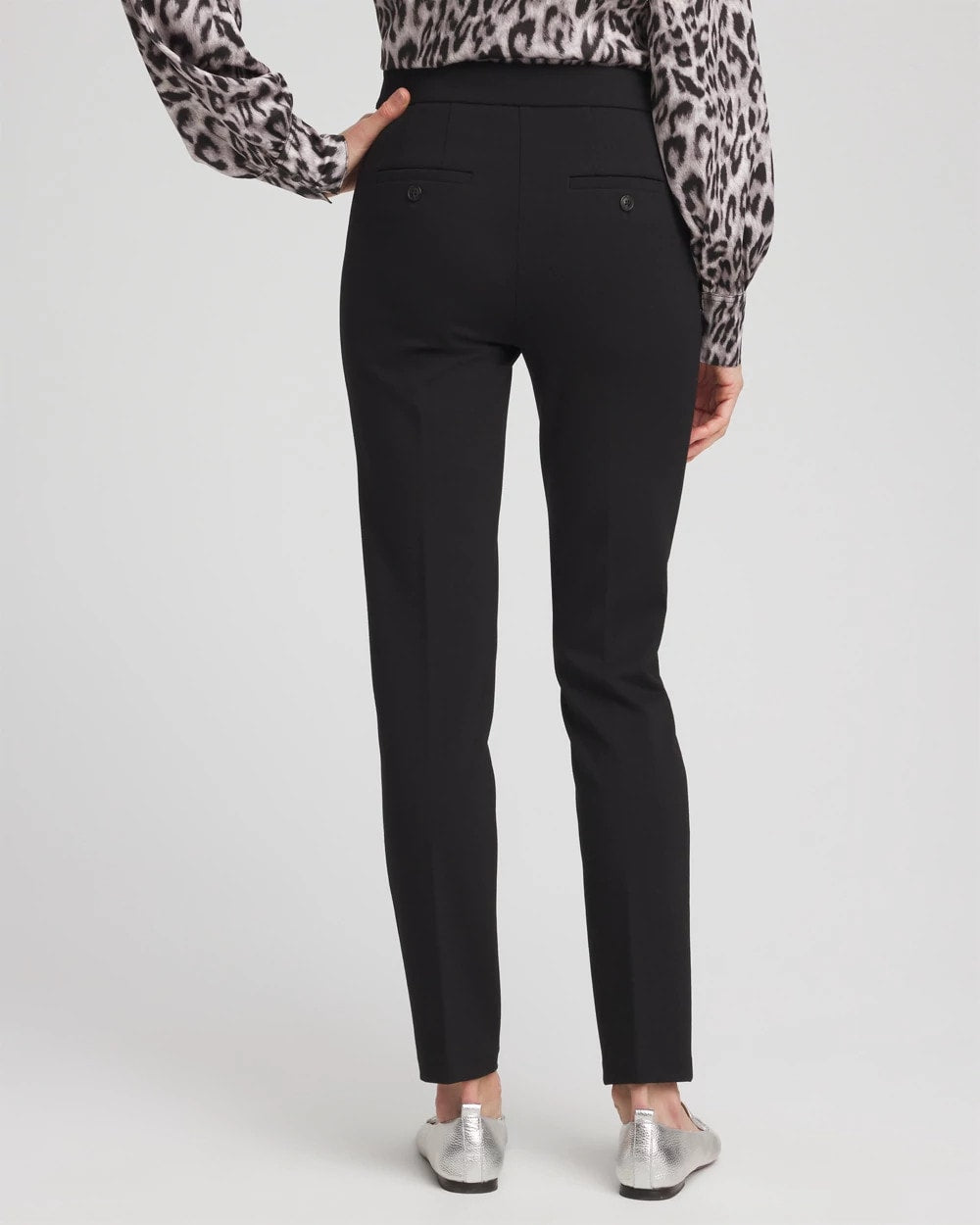 Chico's | Emme Skinny Ponte Ankle Pants/ Black