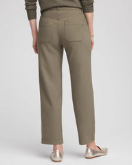Chico's | Petite Bi-Stretch Straight Ankle Pants/ Nettle Leaf