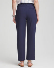 Chico's | Fly Front Ankle Pants/ Passport Blue
