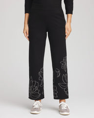 Chico's | Zenergy® Luxe Intarsia Pants/ Black