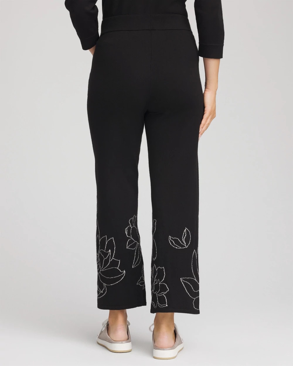 Chico's | Zenergy® Luxe Intarsia Pants/ Black