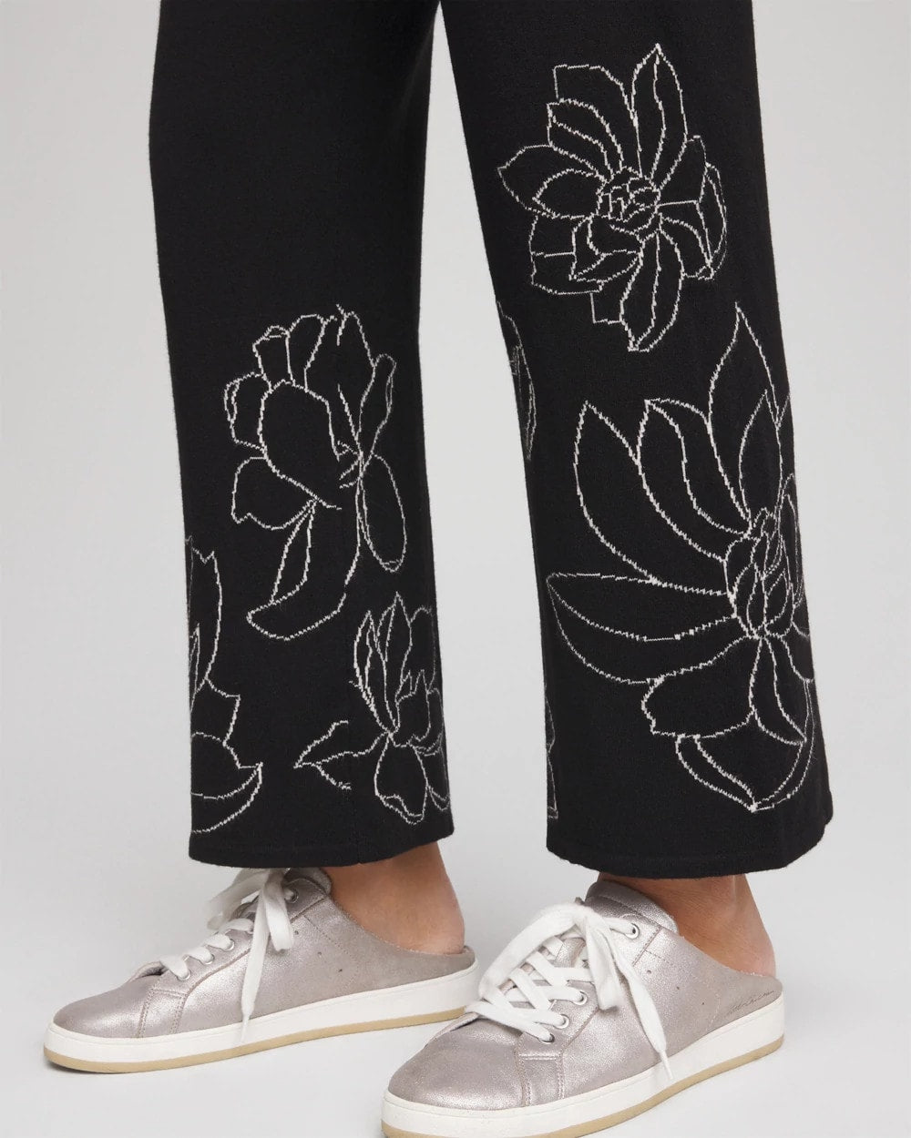 Chico's | Zenergy® Luxe Intarsia Pants/ Black