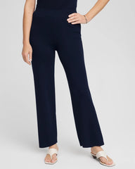 Chico's | Travelers™ Sweater Knit Wide-Leg Pants/ Travelers India Ink