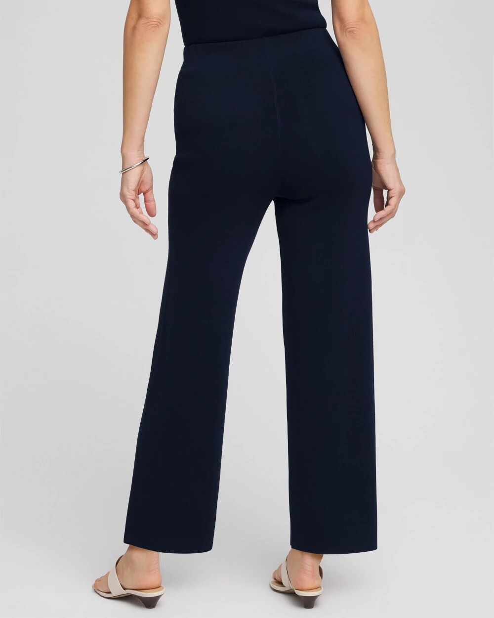 Chico's | Travelers™ Sweater Knit Wide-Leg Pants/ Travelers India Ink