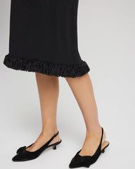 Chico's | Travelers™ Fringe Hem Tank Dress/ Travelers Black