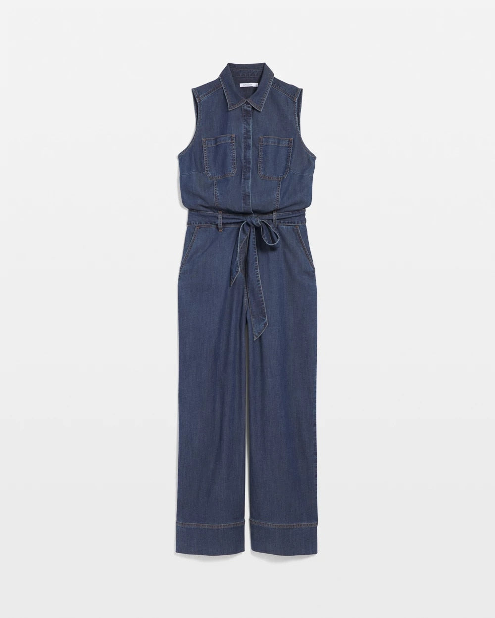 Chico's | Denim Wide-Leg Jumpsuit/ Biscayne Blue