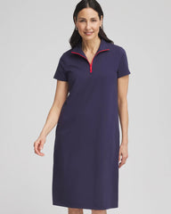 Chico's | Zenergy® UPF Half-Zip Dress/ Passport Blue