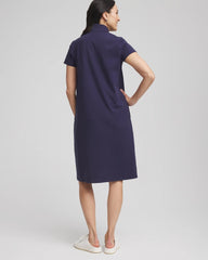 Chico's | Zenergy® UPF Half-Zip Dress/ Passport Blue