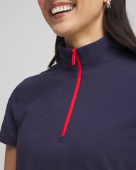 Chico's | Zenergy® UPF Half-Zip Dress/ Passport Blue