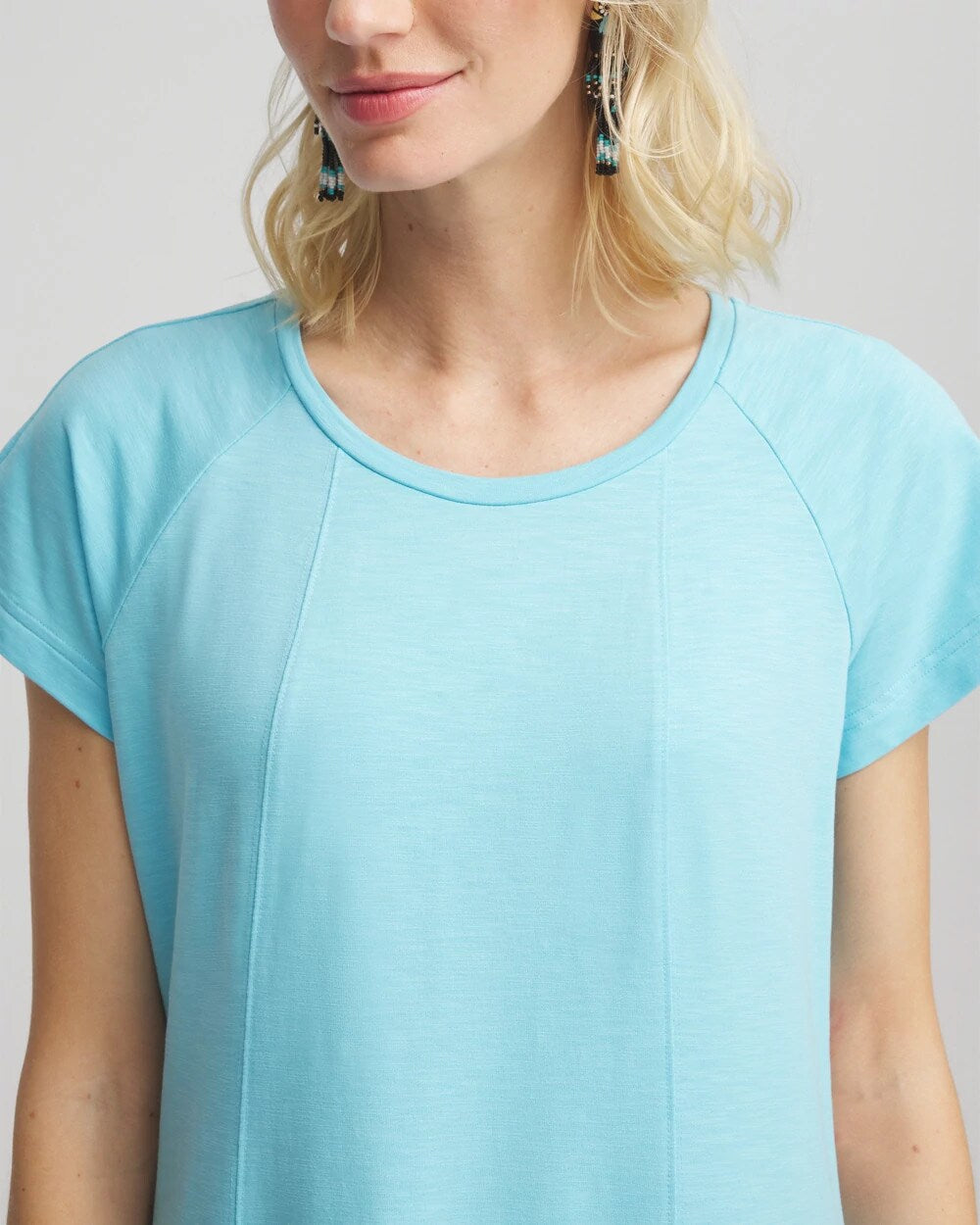 Chico's | Short-Sleeved Maxi Dress/ Paradiso Blue