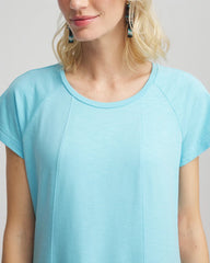 Chico's | Short-Sleeved Maxi Dress/ Paradiso Blue