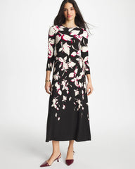 Chico's | Column Knit Maxi Dress/ Black