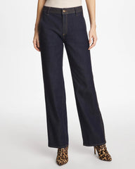 Chico's | Trapunto Wide-Leg High-Rise Jeans/ Cedar Rinse