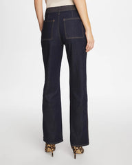 Chico's | Trapunto Wide-Leg High-Rise Jeans/ Cedar Rinse