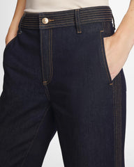 Chico's | Trapunto Wide-Leg High-Rise Jeans/ Cedar Rinse