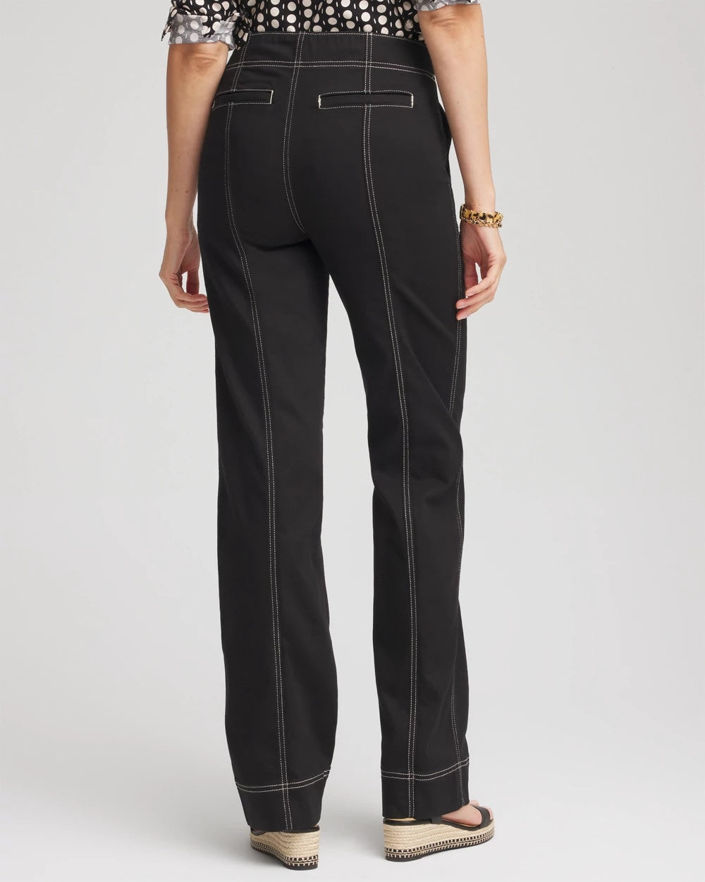 Chico's | Pull-On Wide-Leg Jeans/ Black