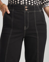 Chico's | Pull-On Wide-Leg Jeans/ Black