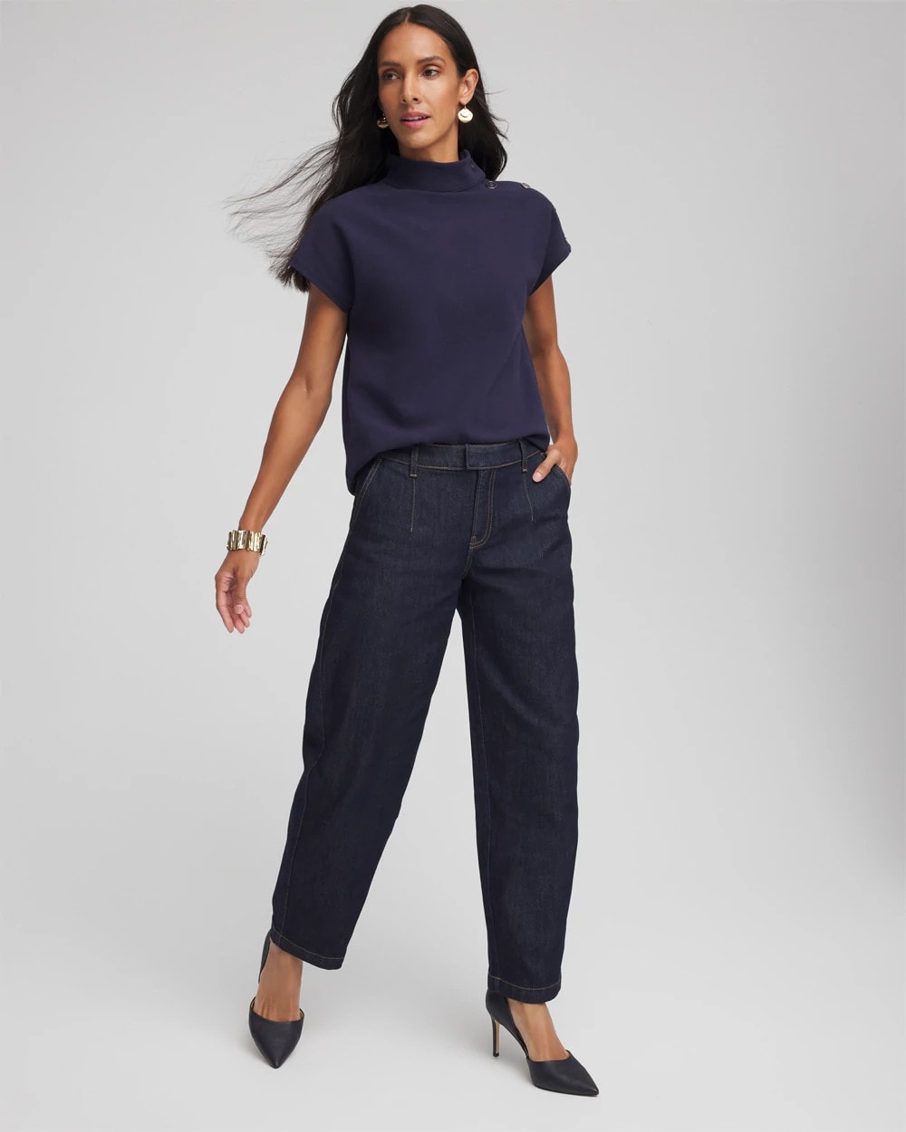 Chico's | Tapered Trouser Jeans/ Cedar Rinse