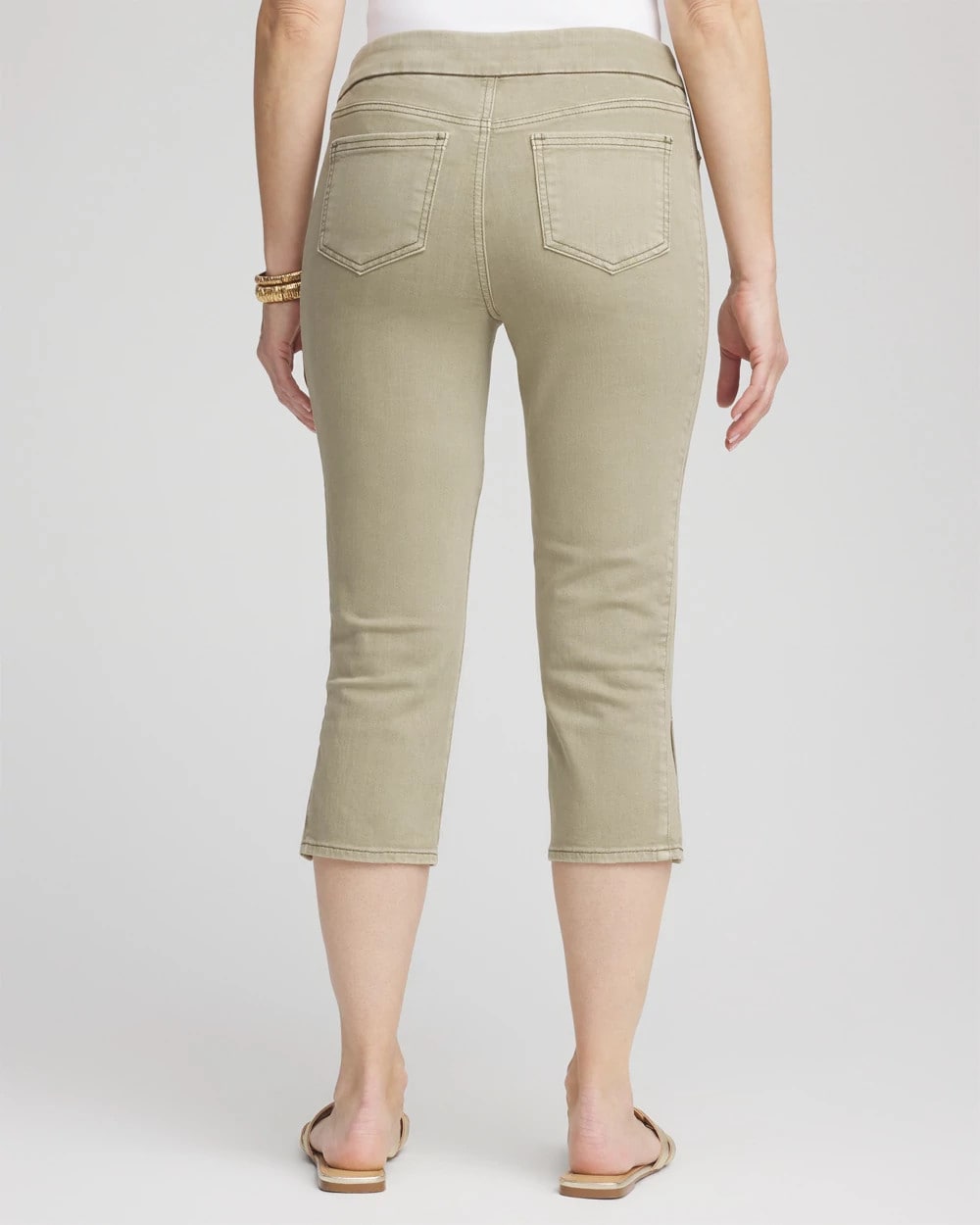 Chico's | 19" Pull-on Capri Jeans/ Washed Sage