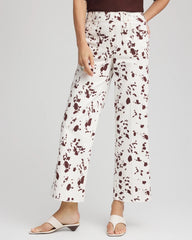 Chico's | Pampas Pony Pull on Wide Crop/ Ecru