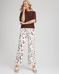 Chico's | Pampas Pony Pull on Wide Crop/ Ecru