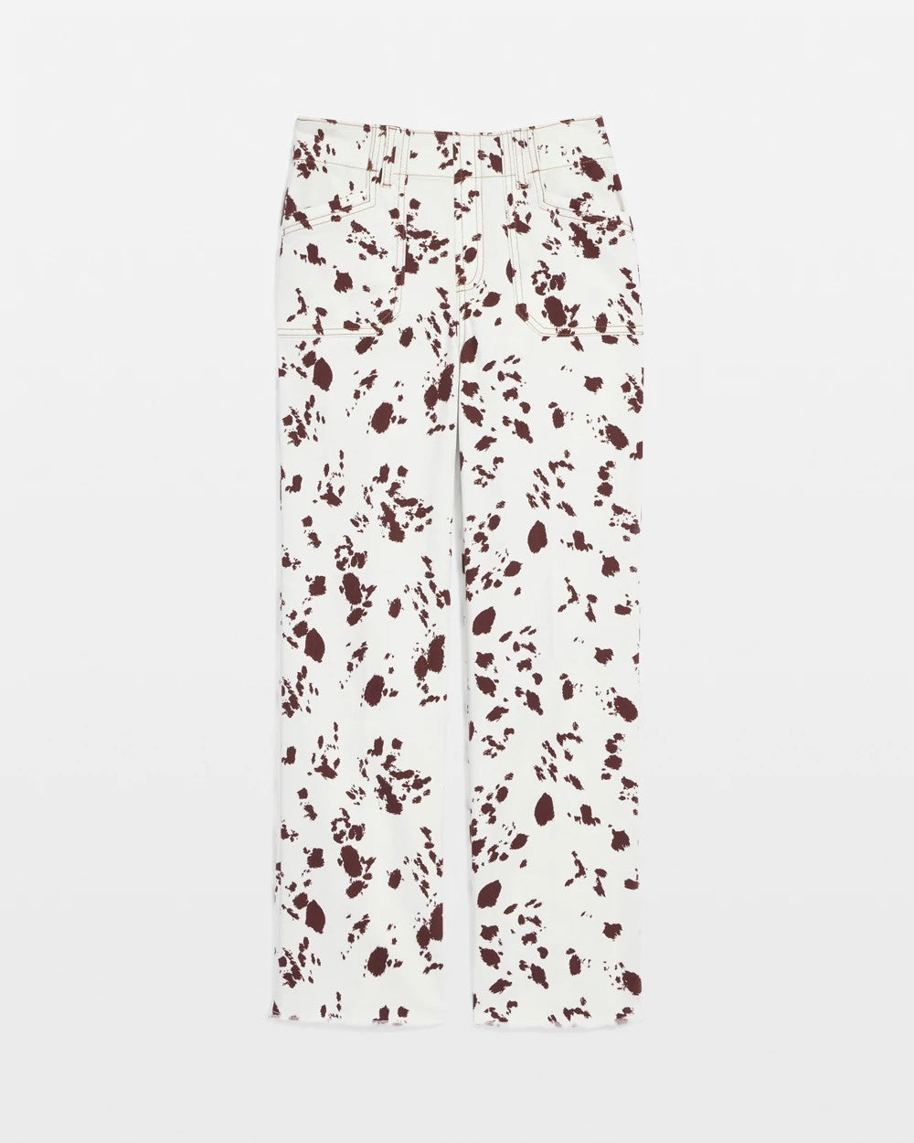 Chico's | Pampas Pony Pull on Wide Crop/ Ecru