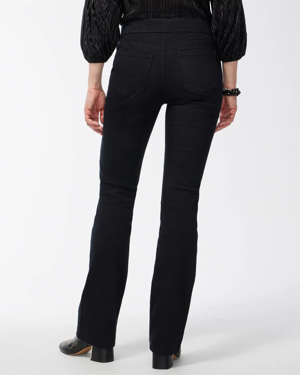 Chico's | Black Pull-on Bootcut Jeggings/ Black