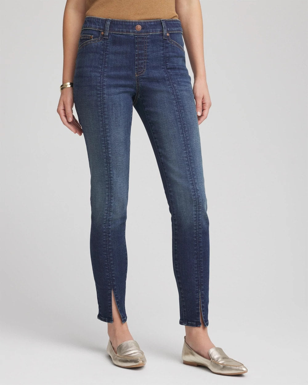 Chico's | Pull-On Slim Ankle Jeggings/ Estero Indigo